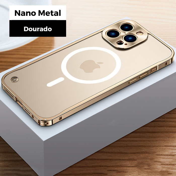 Case Iphone anti-impacto Nano Metal em Alumínio