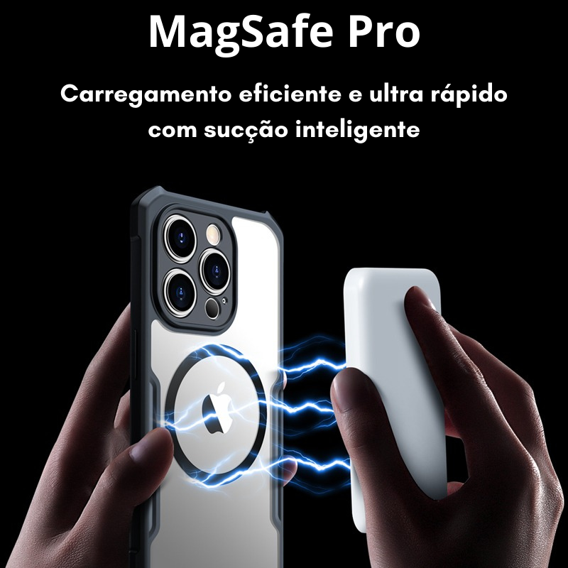 Case Apple com proteção de tela e câmera  à prova de choque